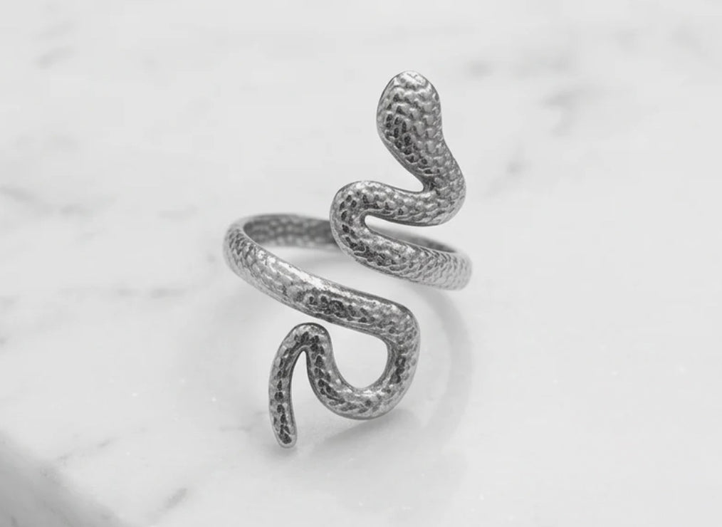 Anillo snake - Plateado